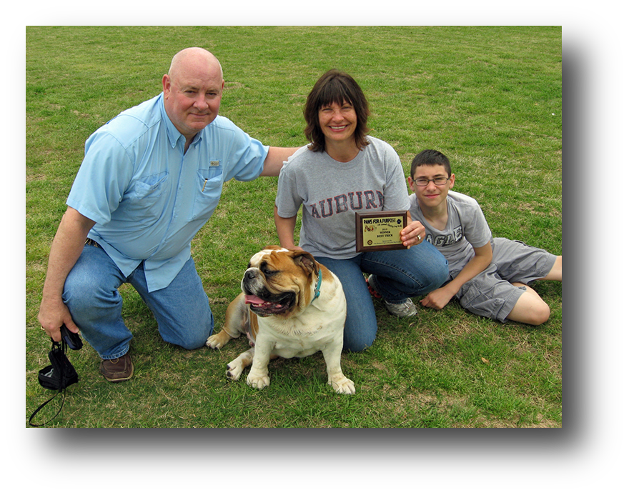 The Brown Family at Paws for a Purpose